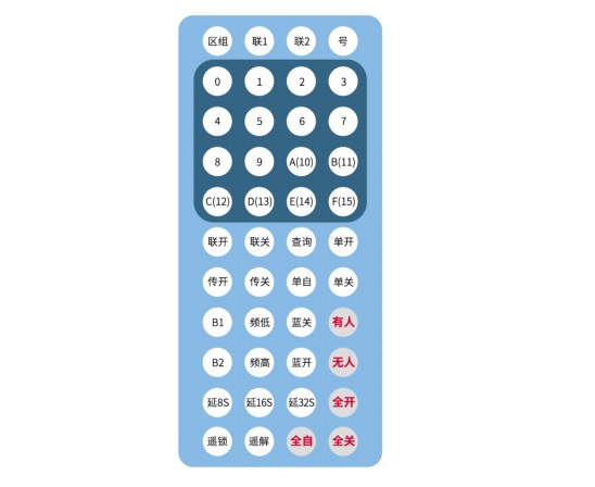 物联网灯具配置用遥控器